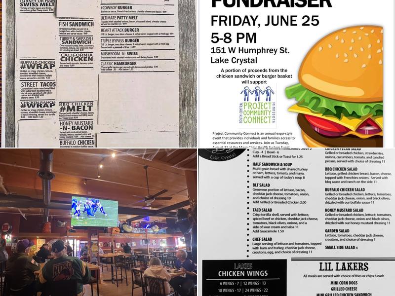 Lakes Sports Bar & Grill Menu