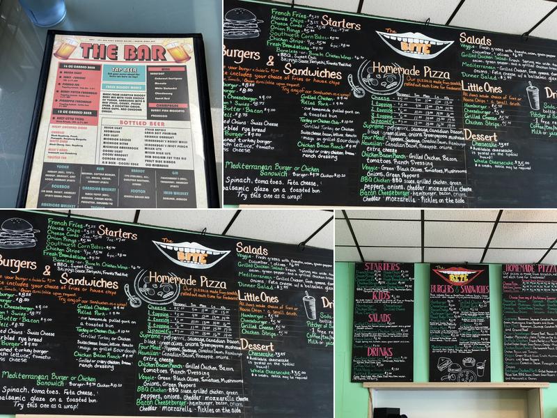 The Bite Menu