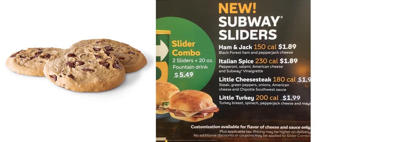 Subway Menu