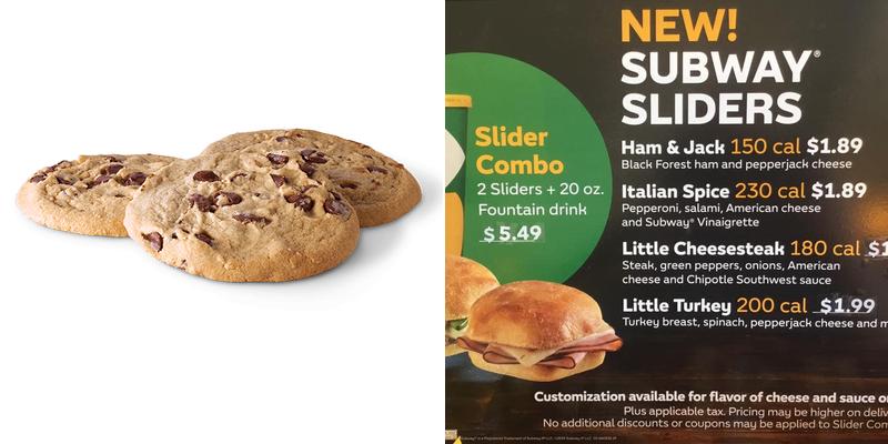 Subway Menu
