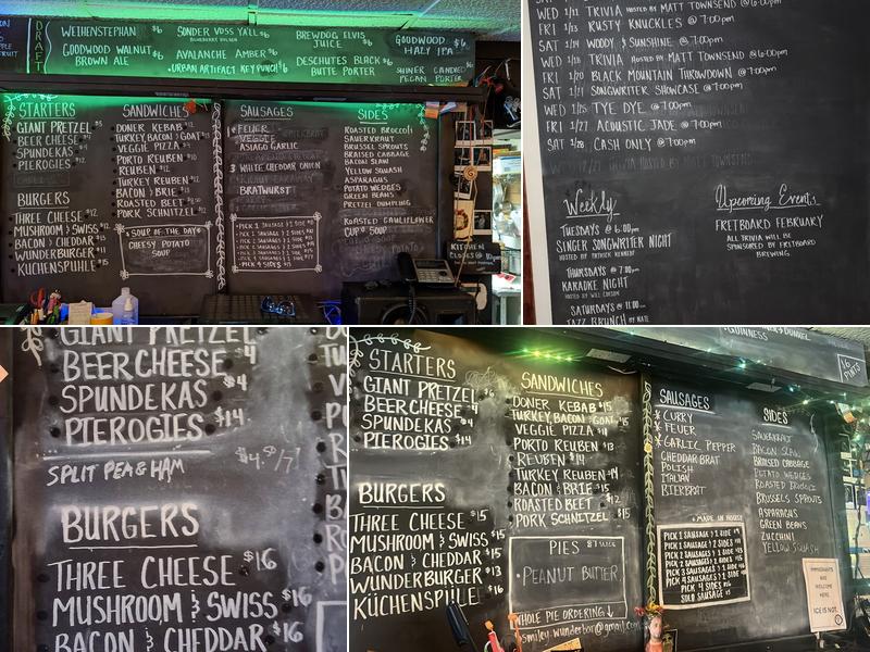 Wunderbar! Menu