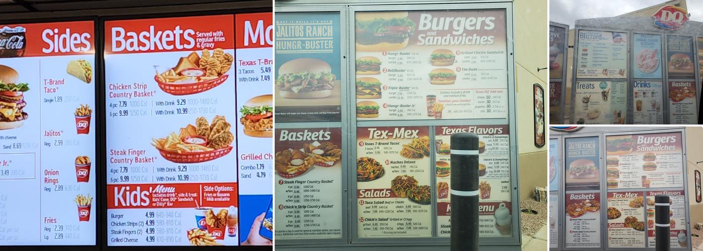Dairy Queen Menu