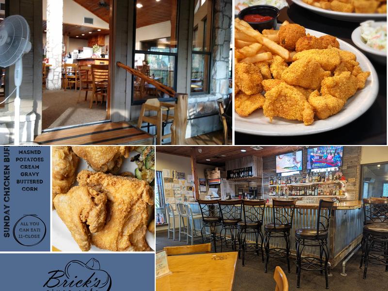 Brick's River Cafe 1205 Main St, Bandera