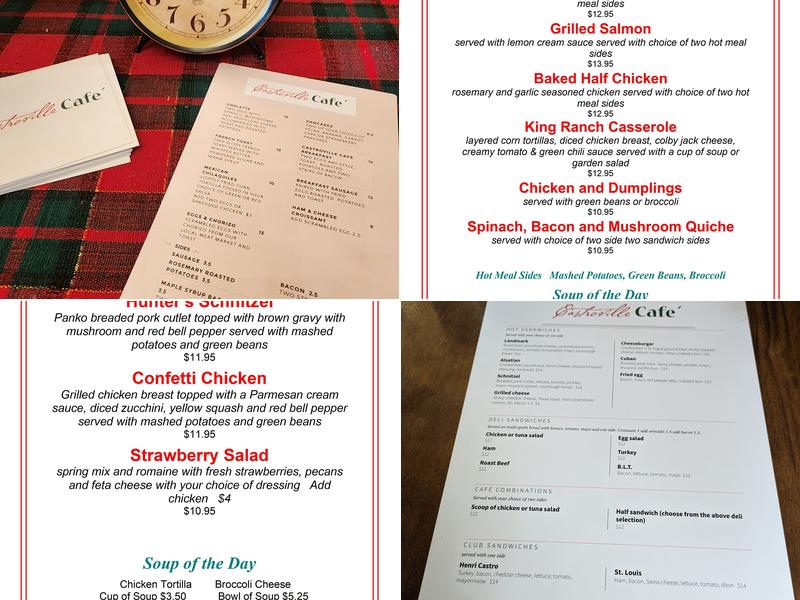 Castroville Café Menu