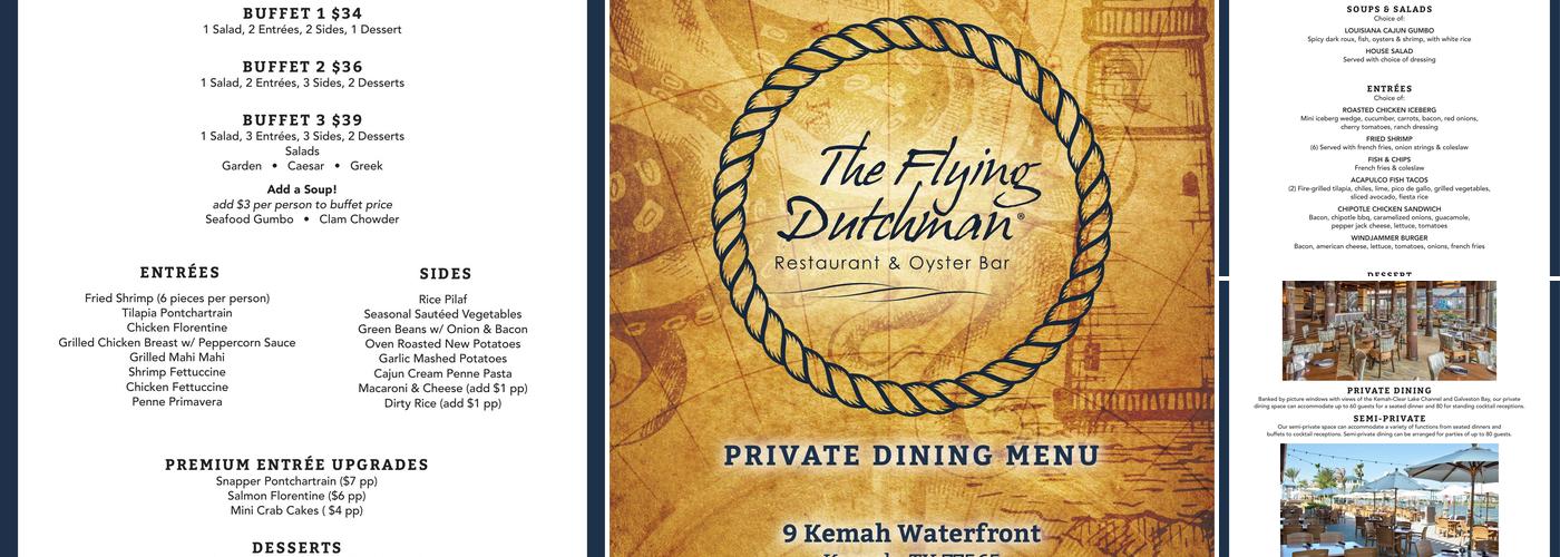 Flying Dutchman Menu