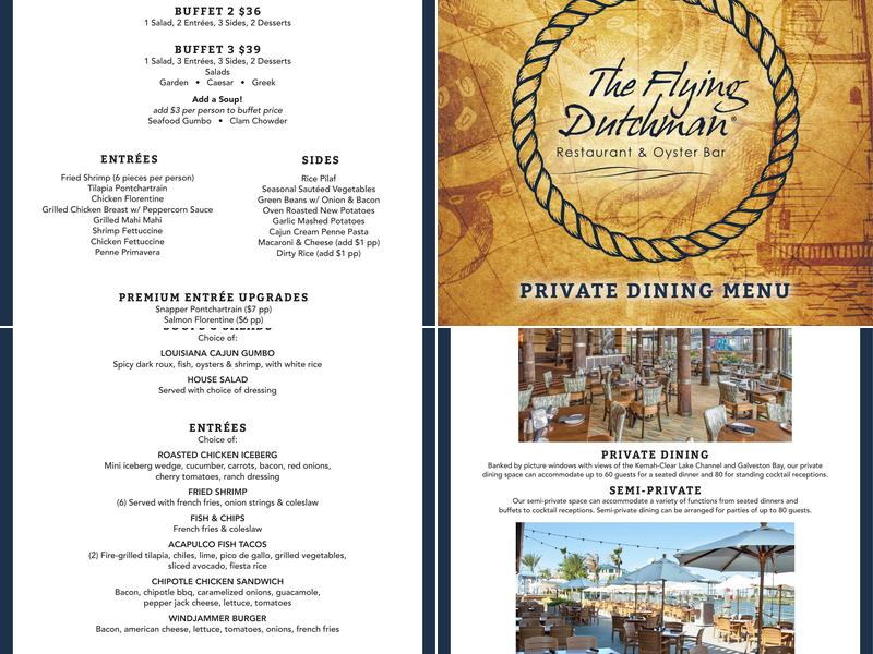 Flying Dutchman Menu