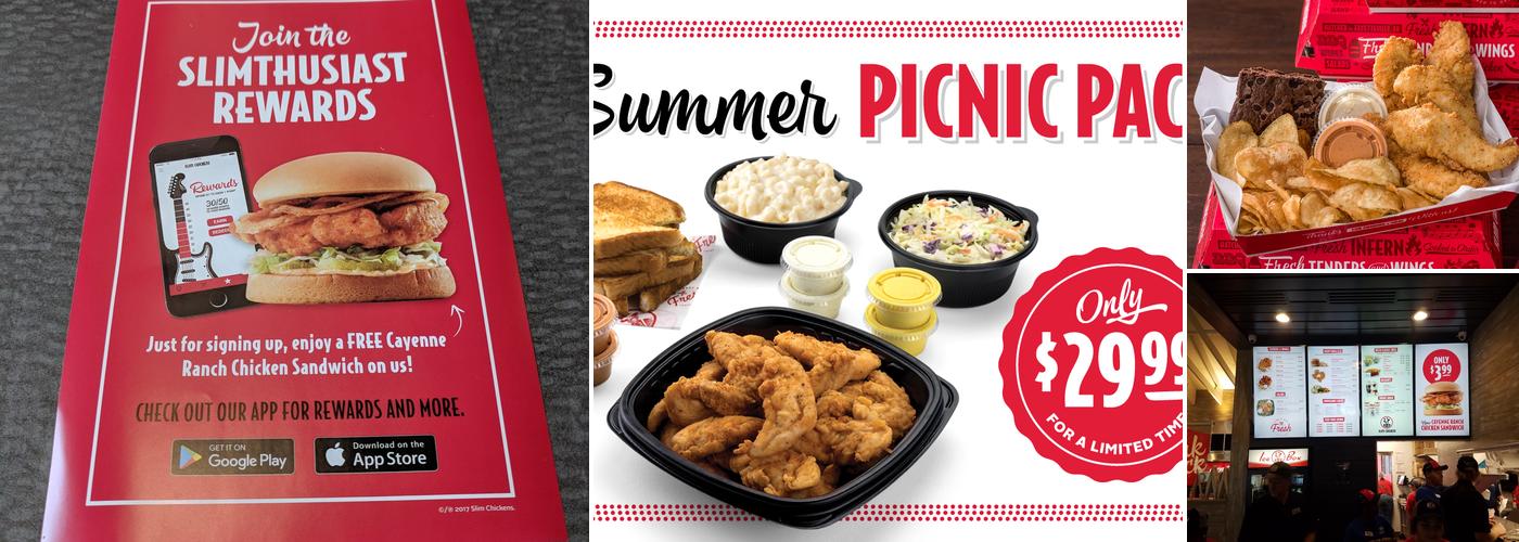 Slim Chickens Menu