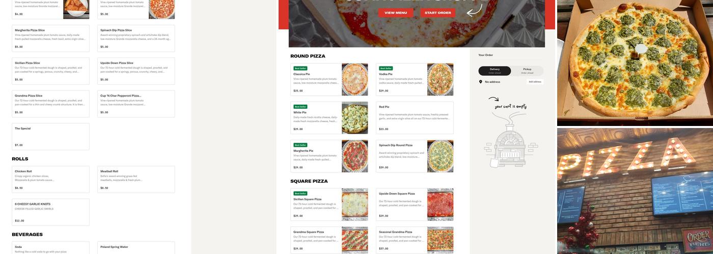 Sofia Pizza Shoppe Menu