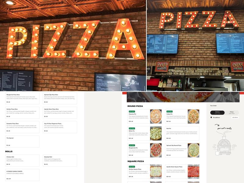 Sofia Pizza Shoppe Menu