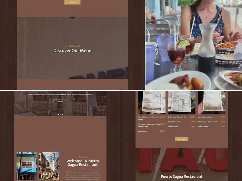 Puerto Sagua Restaurant Menu