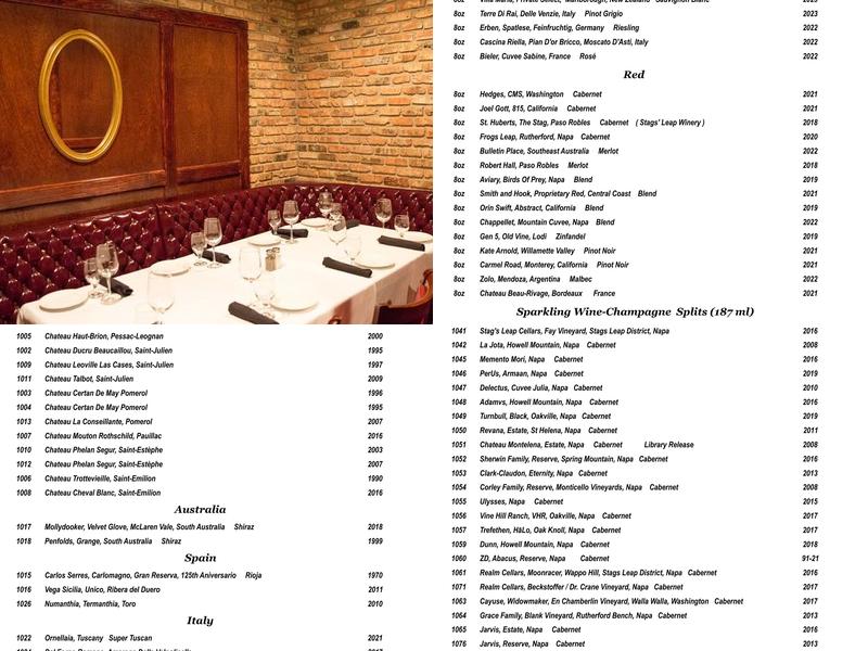 Christner's Prime Steak & Lobster Menu