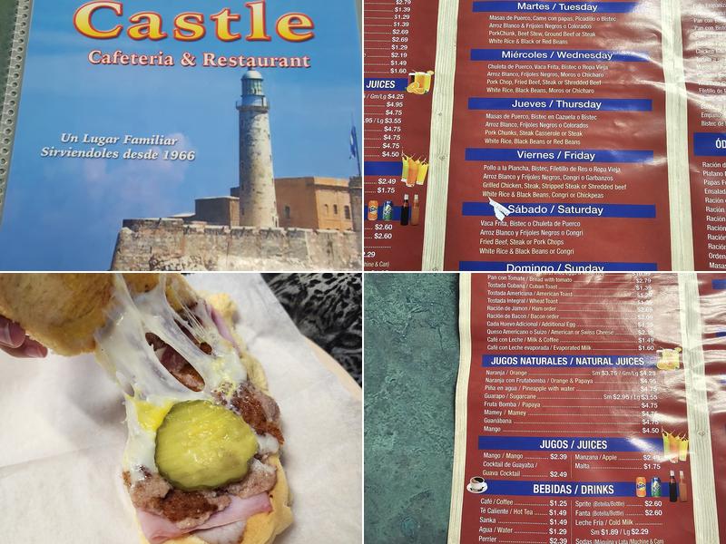 Morro Castle Menu