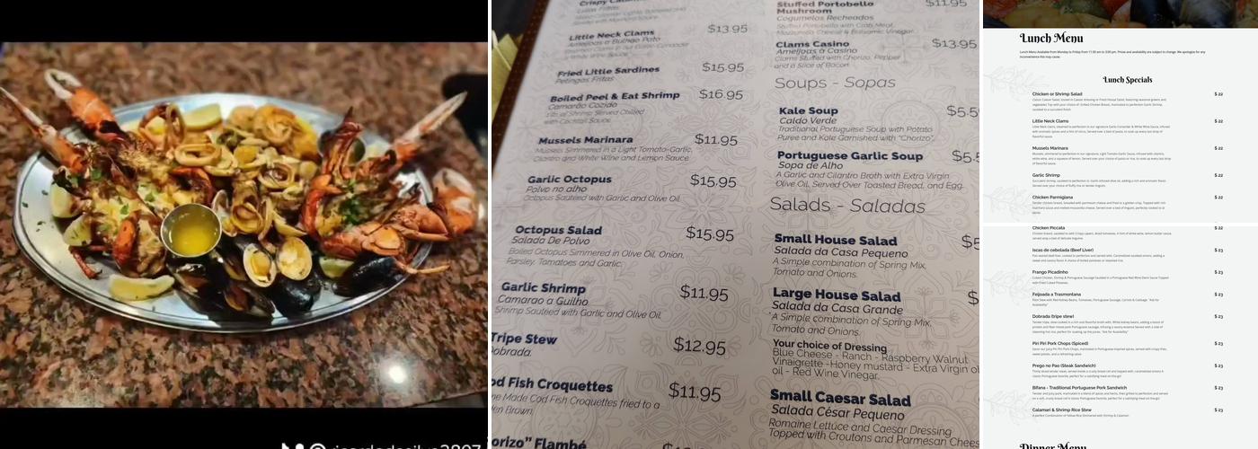 Portugal Wine Bar & Grill Menu