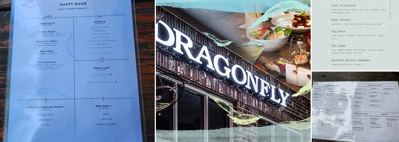Dragonfly Sushi & Sake Company Menu