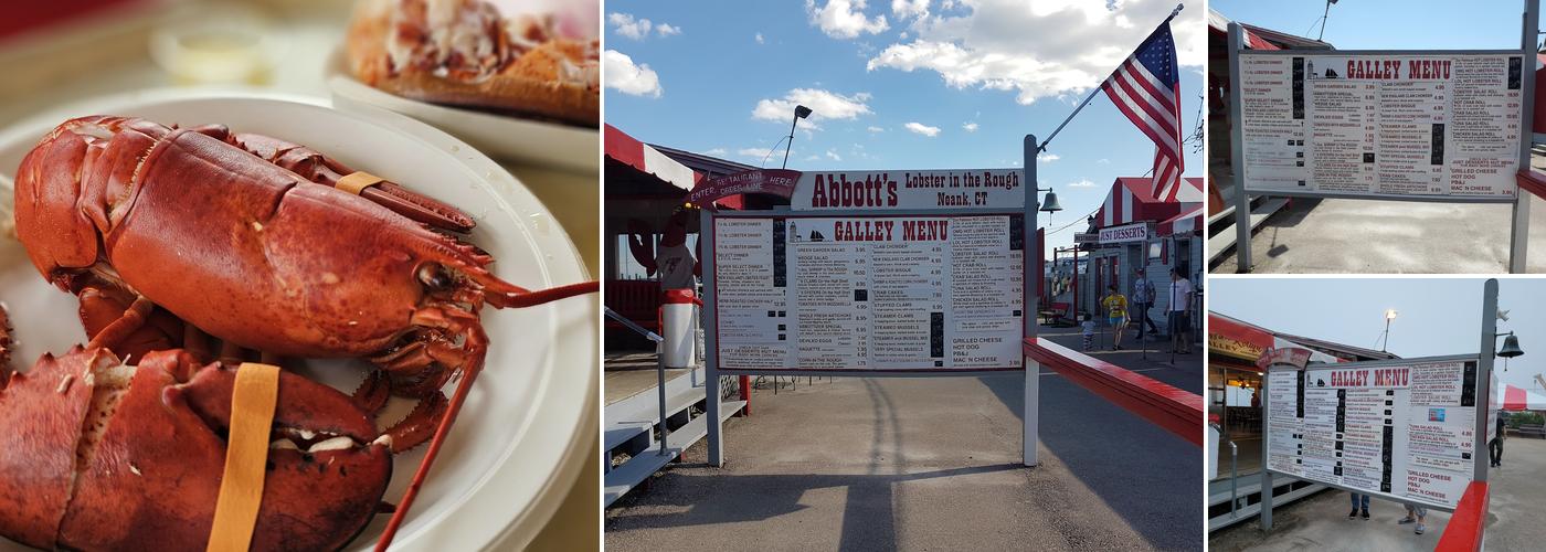 Abbott's Lobster In the Rough (Noank) Menu