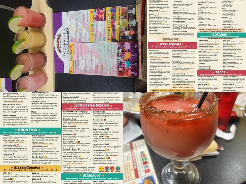 Chelino's Mexican Restaurant (8966 South Western, OKC) Menu