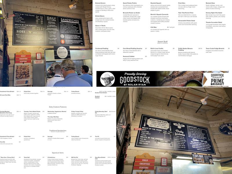 Slow Bone BBQ Menu