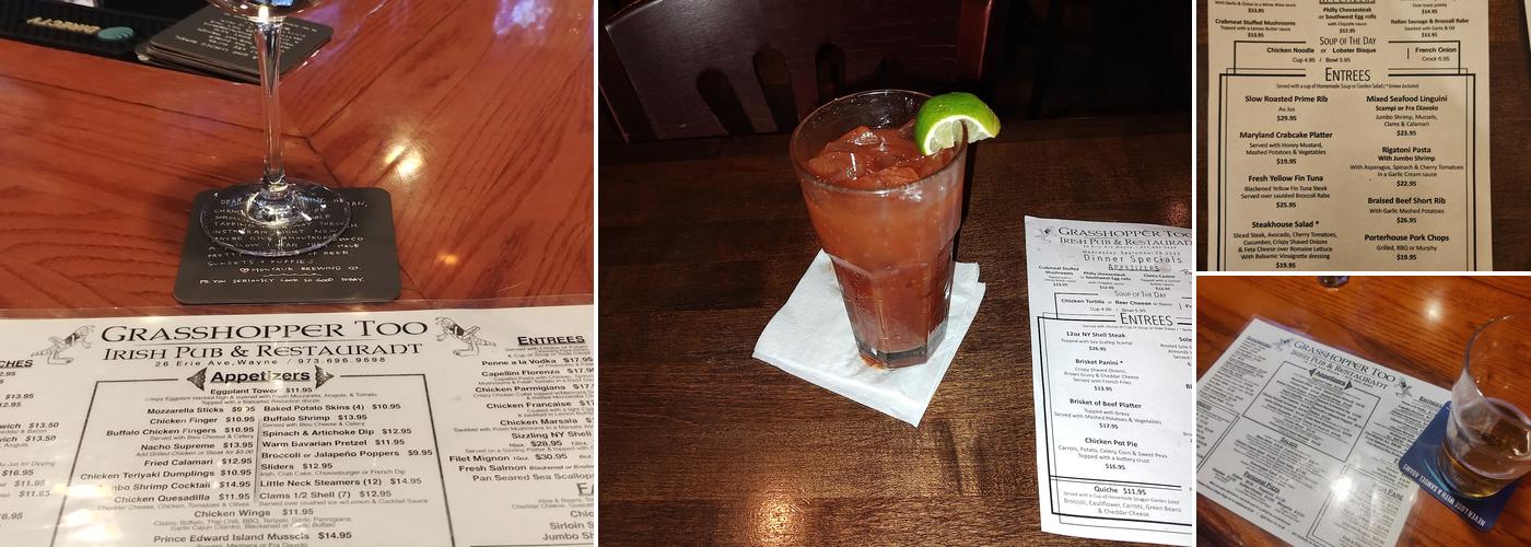 Grasshopper Too Menu