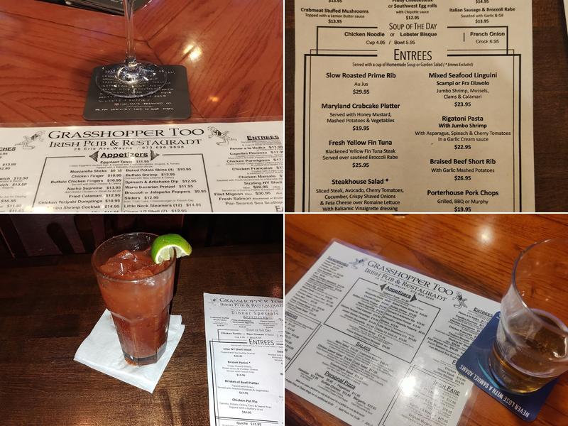 Grasshopper Too Menu