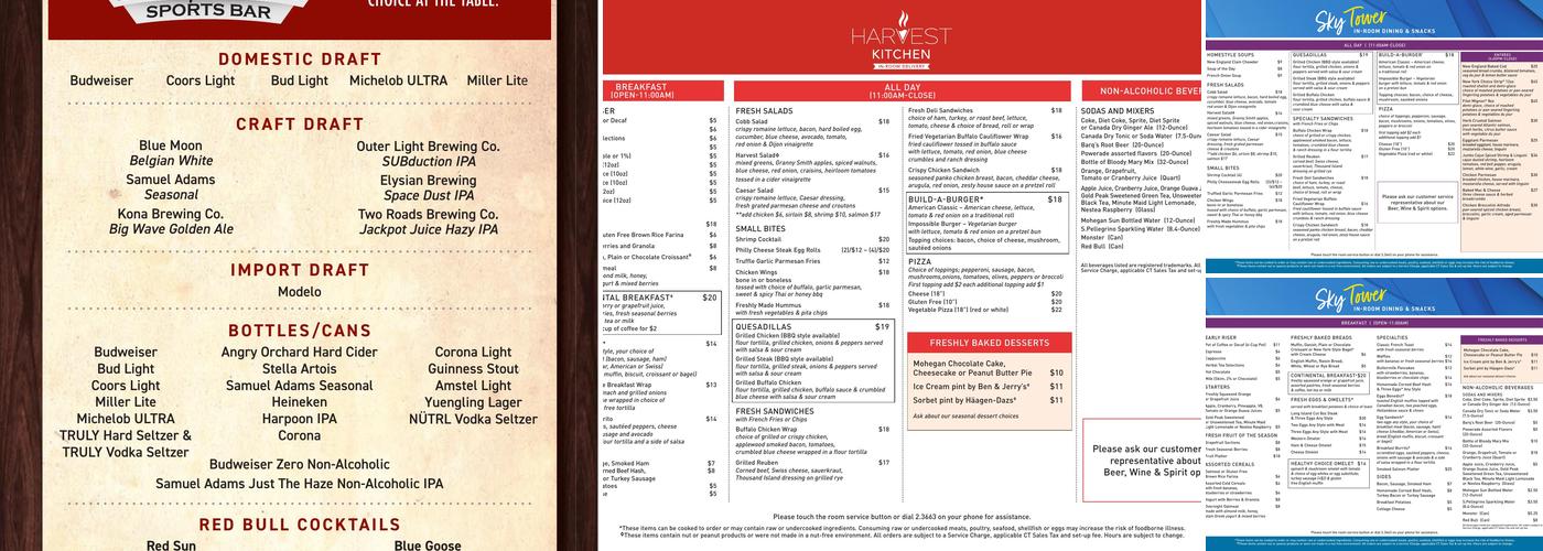 Bow & Arrow Menu