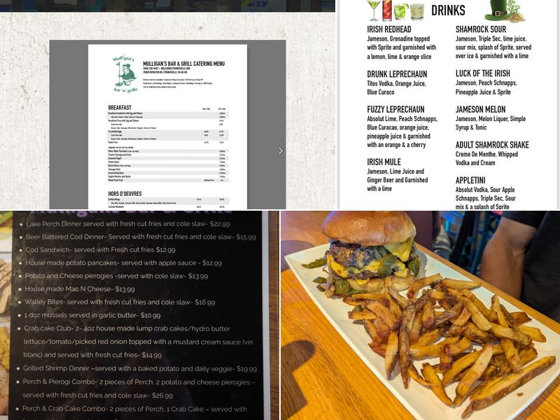 Mulligan's Bar & Grille Menu