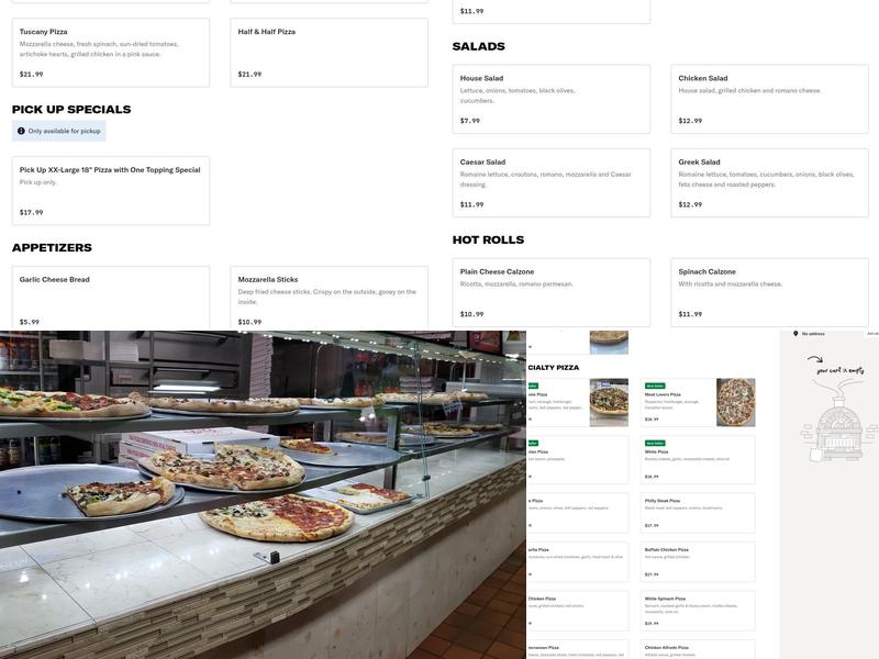 Joe's Pizza & Pasta Menu