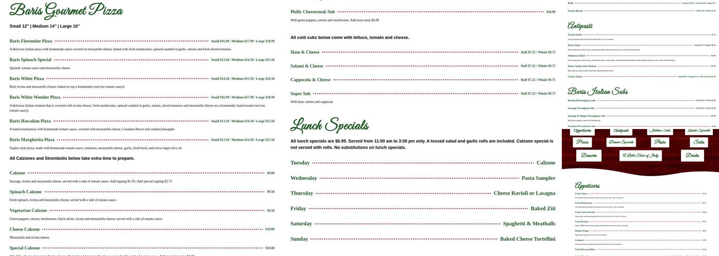 Baris Menu