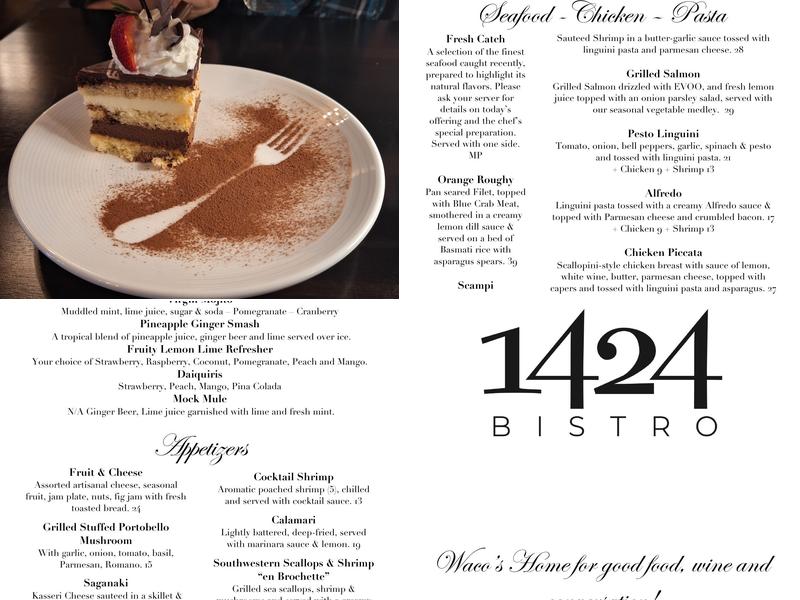 1424 Bistro Menu