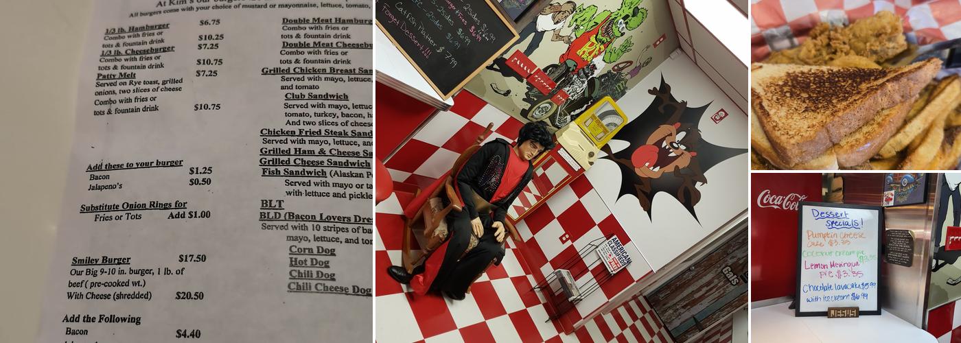 Kim's Diner Menu