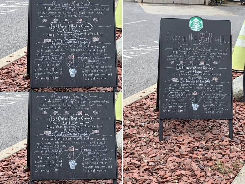 Starbucks Coffee Company Menu