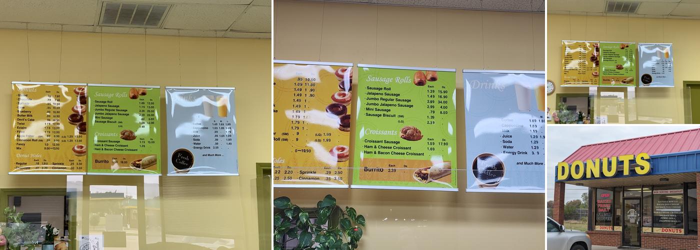 Young donuts Menu