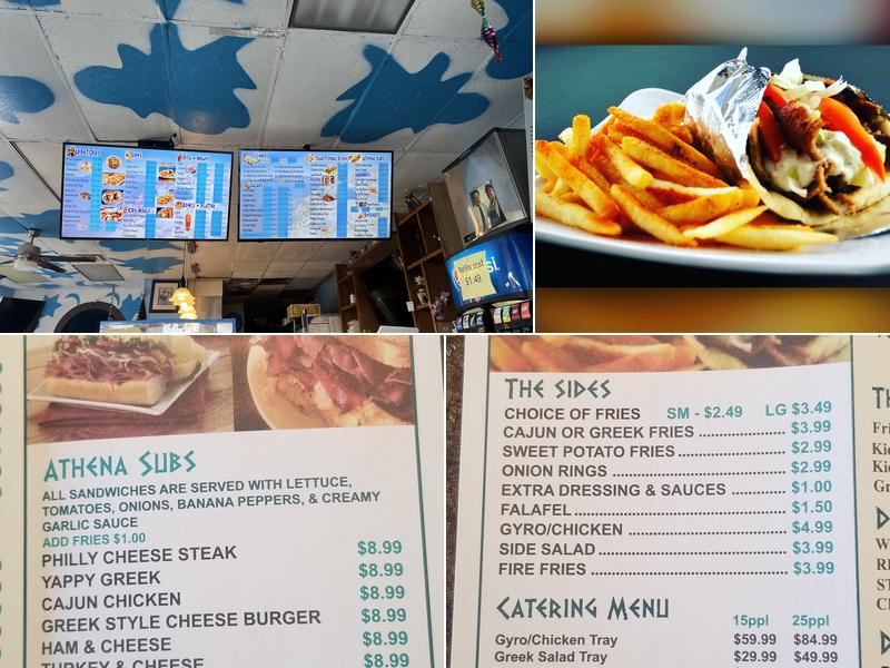 Yappy Greek Menu