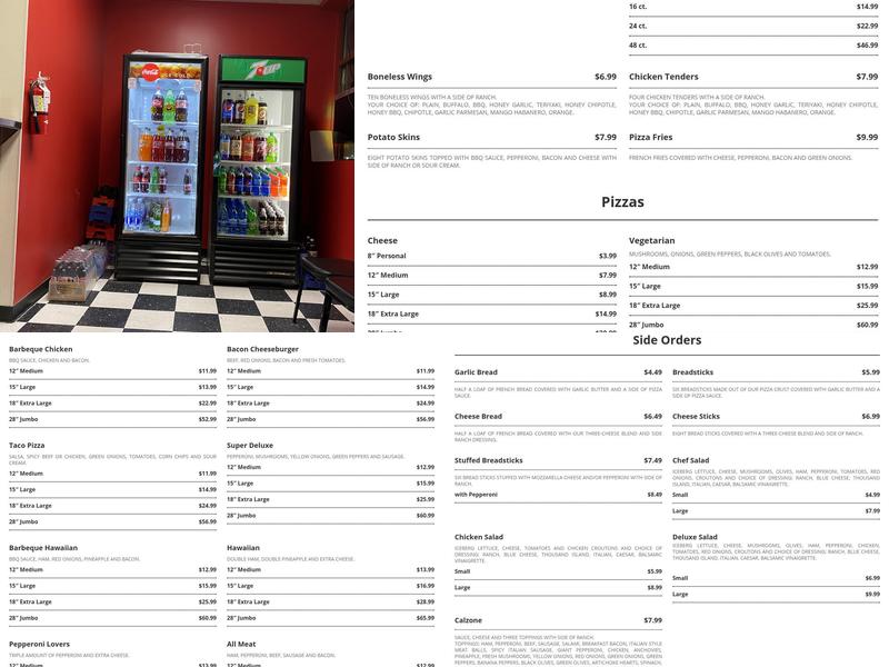 Salt City Pizza Co. Menu