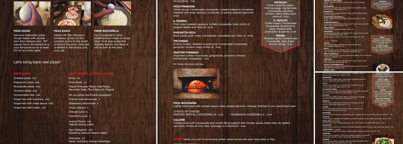 Antica Forma Menu