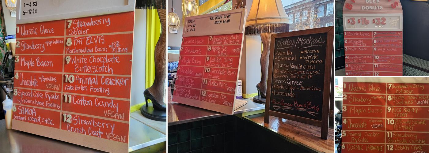 Brewnuts Menu