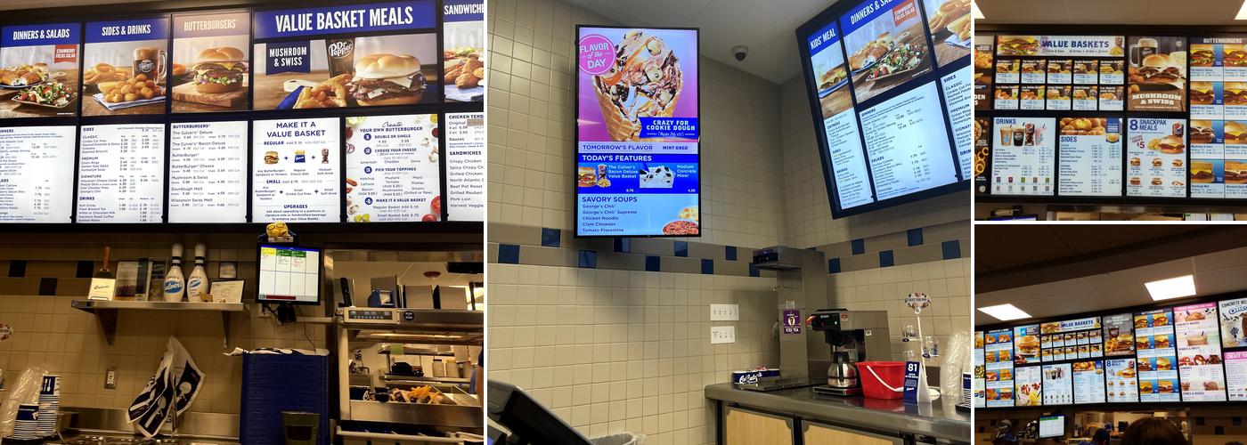 Culver’s Menu