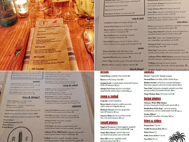 Red Feather Kitchen Menu