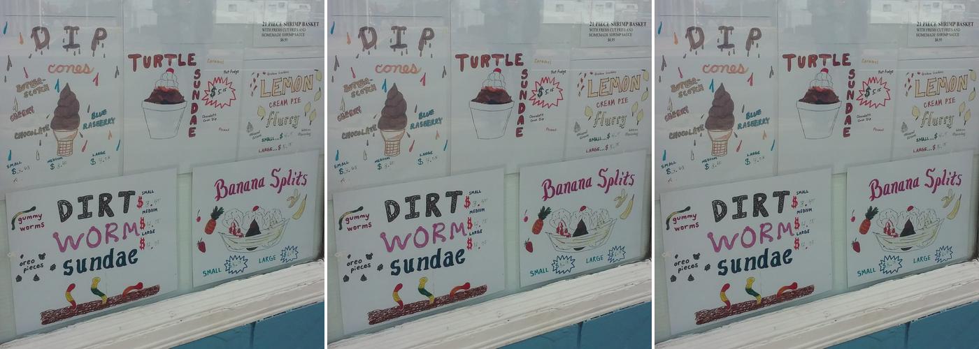 Patrick's Drive-In Menu