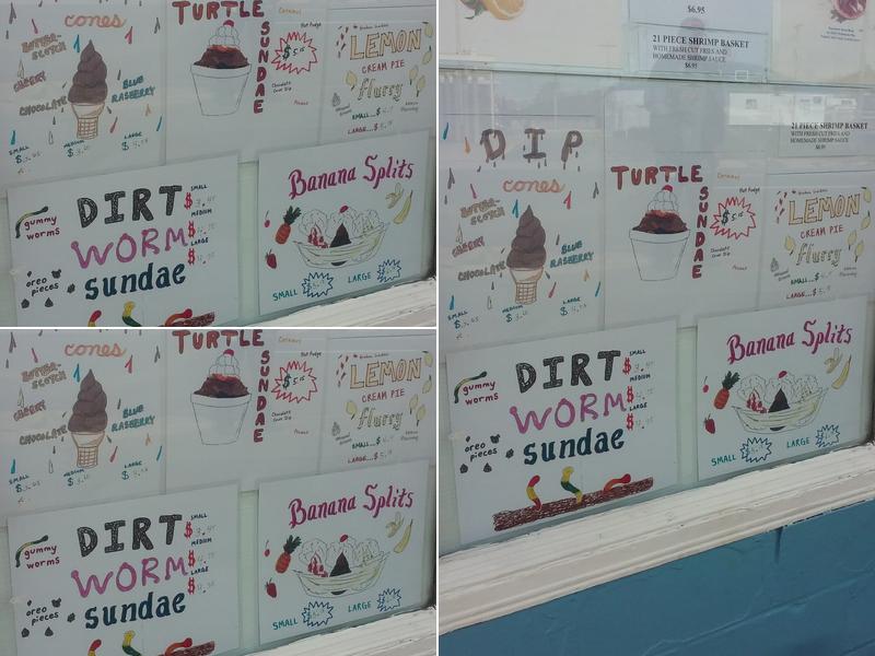 Patrick's Drive-In Menu