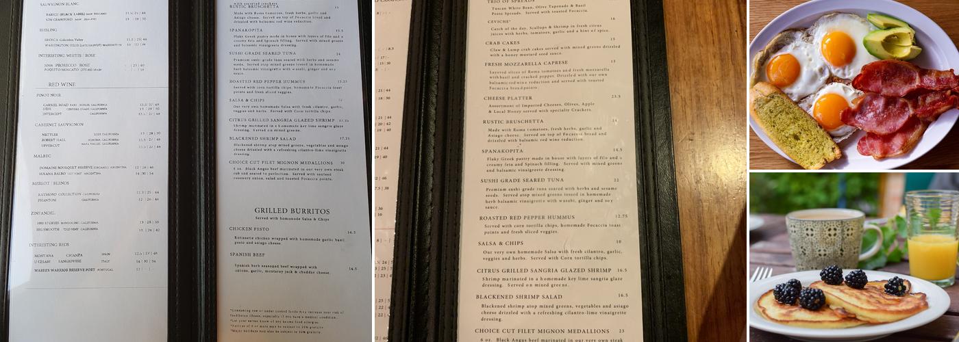 Sangrias Wine and Tapas Bar Menu