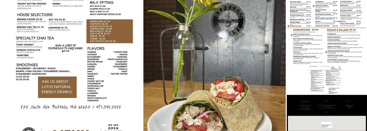 Expresso Company 825 Menu