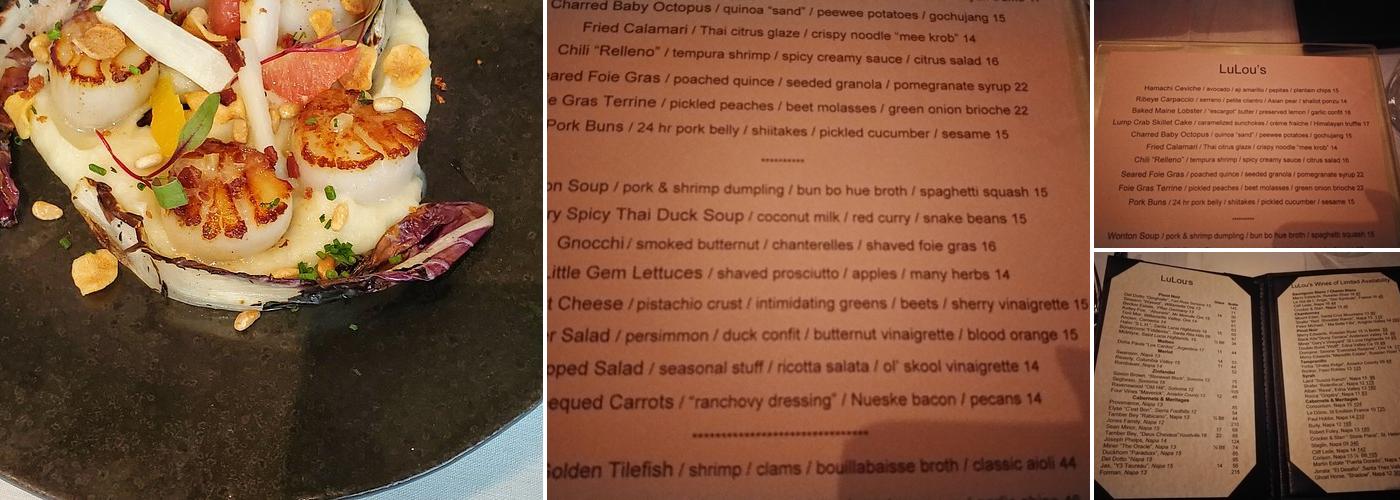 Lulou's Menu