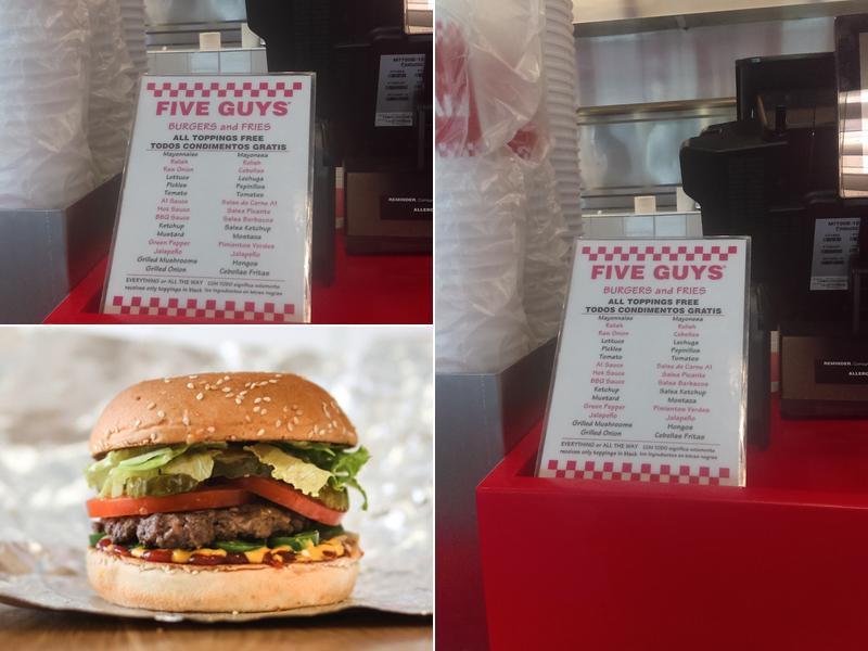 Five Guys Menu