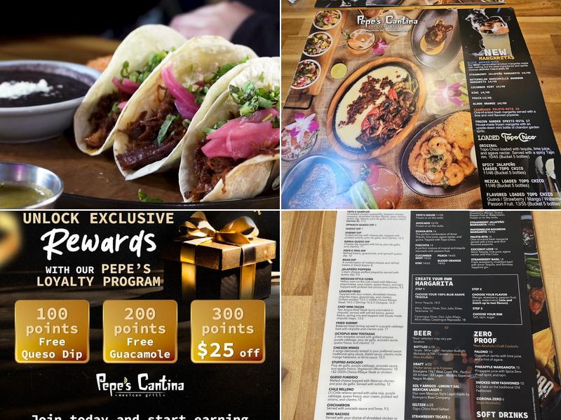 Pepe's Cantina Winter Park Menu