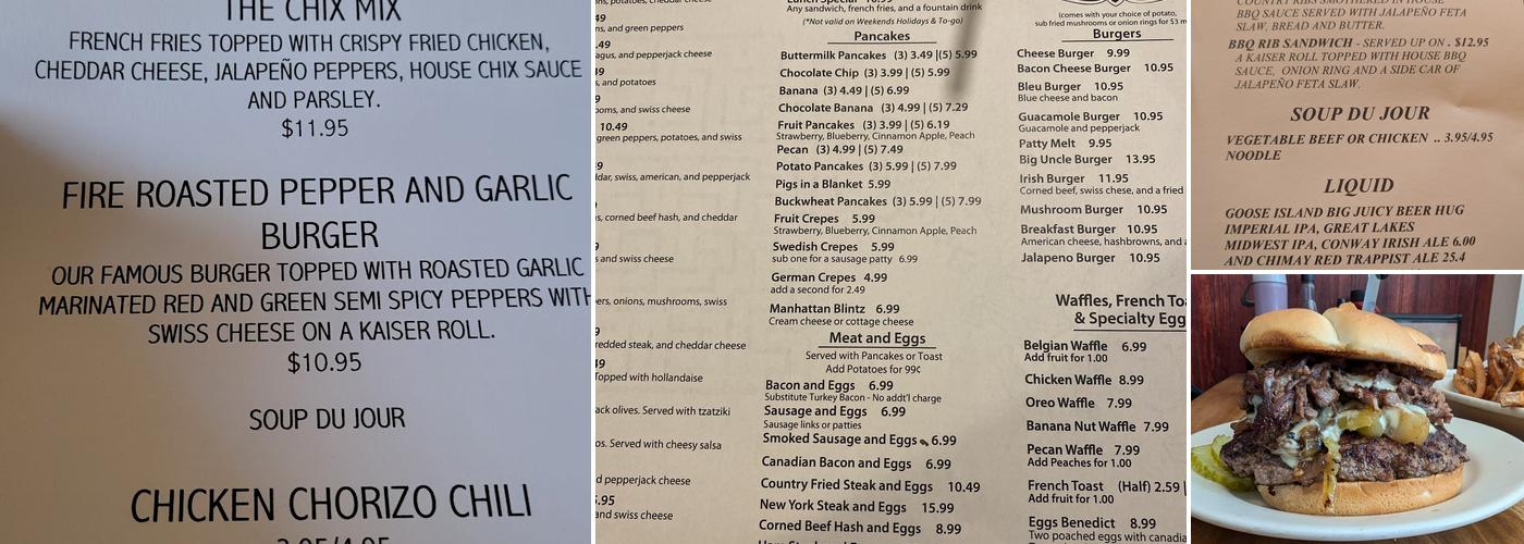 UNCLE JOHN’S PLACE Menu