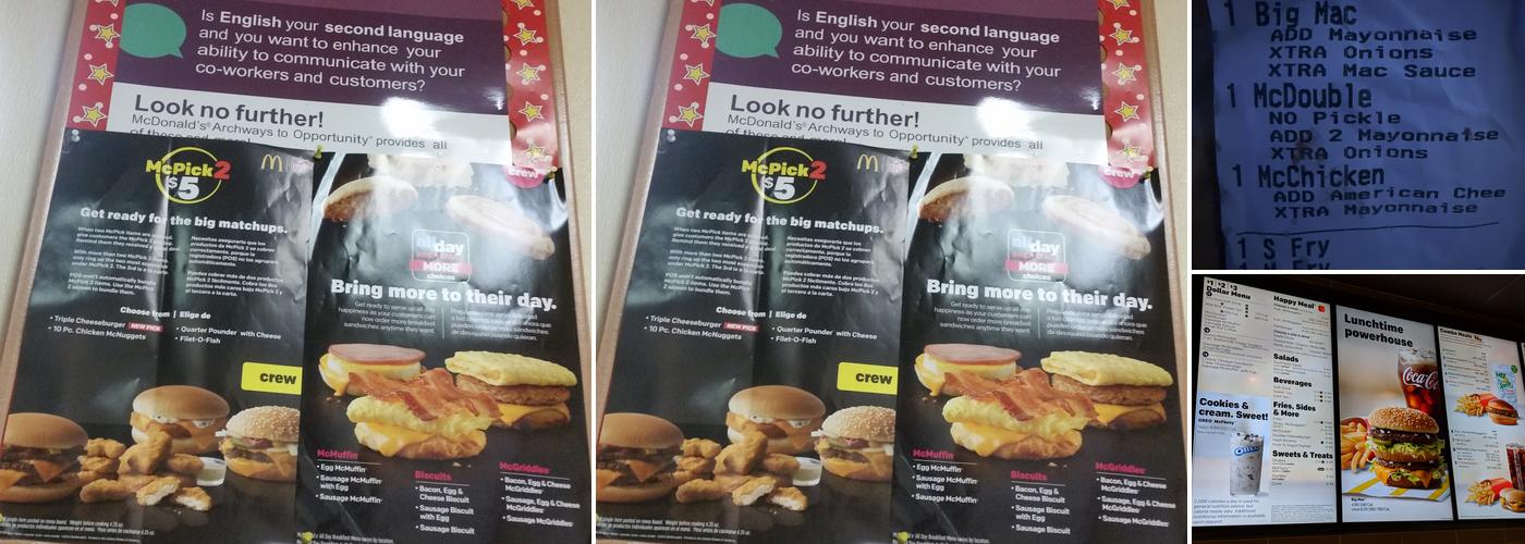McDonald's Menu
