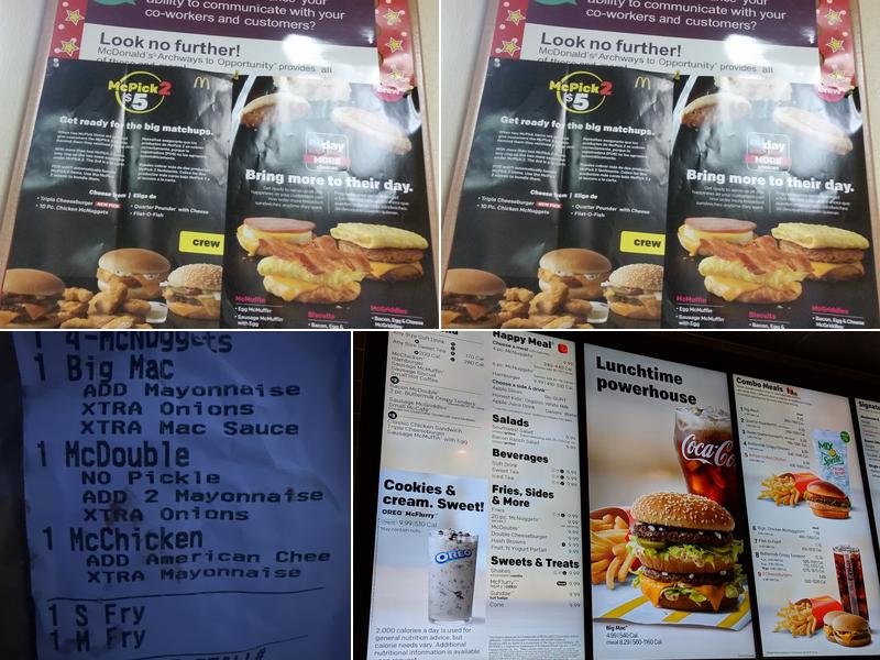 McDonald's Menu