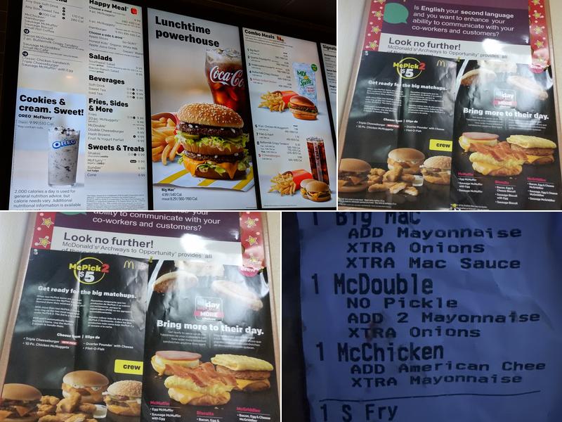 McDonald's Menu
