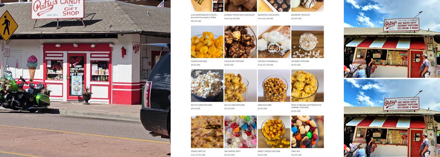 Patsy's Candy & Gift Shop Menu
