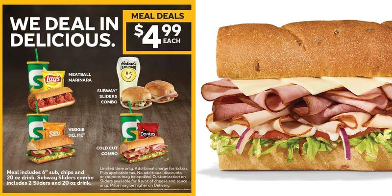 Subway Menu